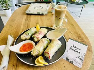 Summer rolls  at Zelena Sredina in Sarajevo