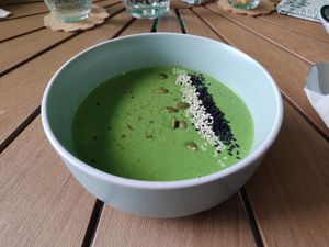 Very good Spinach Soup. at Zelena Sredina in Sarajevo