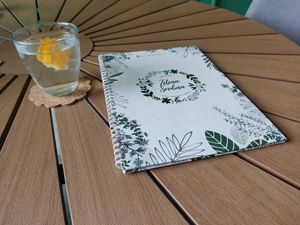 Menu and Walter. at Zelena Sredina in Sarajevo