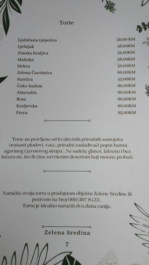  at Zelena Sredina in Sarajevo