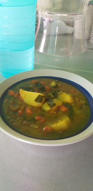 Bouillon at Alor in Soufriere