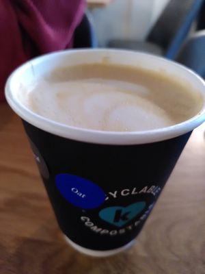 Decaf coffee (May 2025) at Clock Tower Cafe in Morpeth