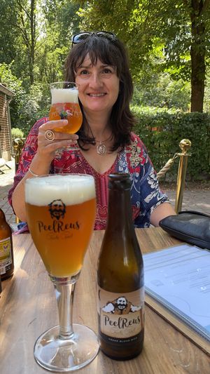 Nice local beers at Buitencentrum De Pelen in Ospel