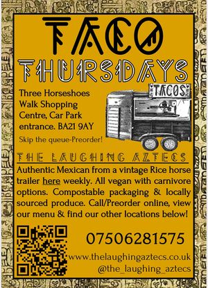 Taco Thursdays in Warminster! (Check website for availability) at The Laughing Aztecs in Salisbury
