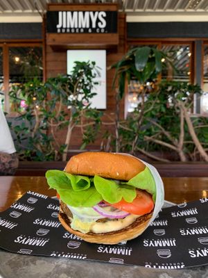 Hippy Burger  at Jimmys Burger and Co in Cairns