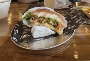   at Jimmys Burger and Co in Cairns