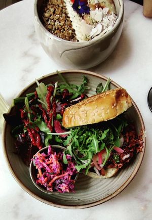 Gansta burger at THE WILD LAB in Brussels