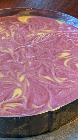 Cheesecake vegan at V&V in Marseille