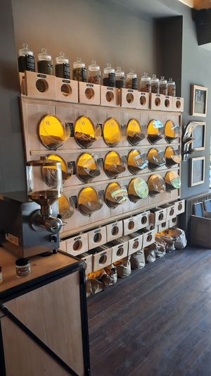 Inside: spices at E Bukura E Dheut in Peja