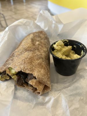 Portobella Wrap  at Loving Hut in Arlington