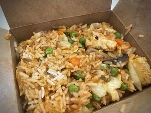 Umami rice   at Loving Hut in Arlington