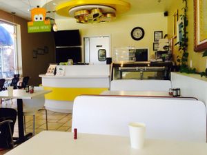 Dining area at Loving Hut in Arlington