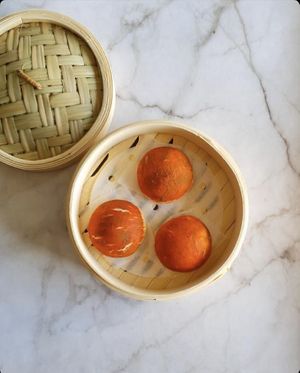 Steamed bun at Aura Dimsum Lab in Lisbon