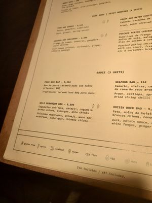  at Aura Dimsum Lab in Lisbon