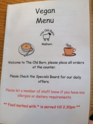  at The Old Barn Tearoom in Malham