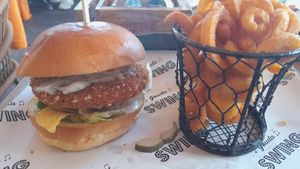 Avocado burger at Swing in Gouda