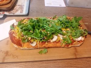 Vegan pinsa at Vapiano - Königsstraße - Muenster City in Muenster