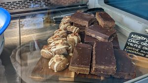 Vegan cake at Wild Root in Southport