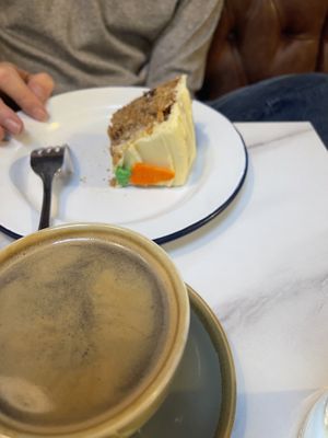 Carrot cake  #Veganuary at Wild Root in Southport