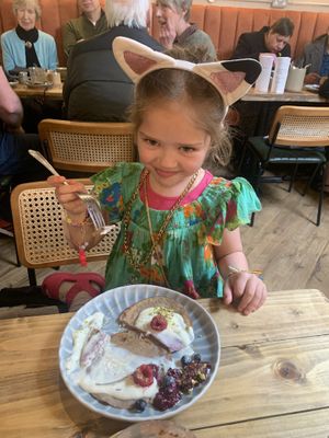 Pancakes  at Wild Root in Southport