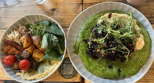 Yummy mains  at Wild Root in Southport