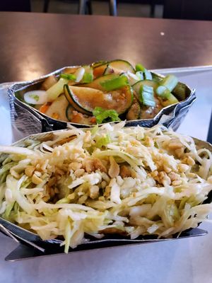Korean 8/10 , Thai 6/10 at Love & Hominy Tacos in Hood River