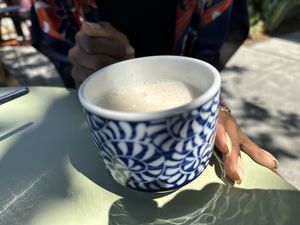 Warm Amazake with Ginger  at Cultured Pickle Shop in Berkeley