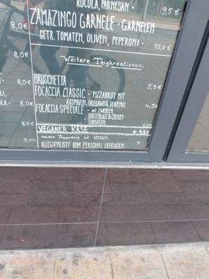 Veganer Käse +1,50€ 👎 at Zamazingo Hamburg in Hamburg