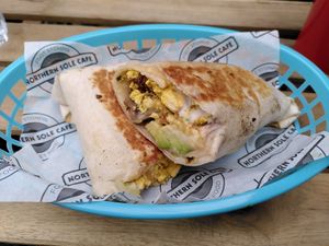 Ritz breakfast vegan version at Northern Sole Café in Slaithwaite