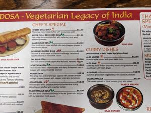 Green leaf is Vegan at Udupi Dosa in London
