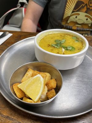 Lentil soup   at Udupi Dosa in London