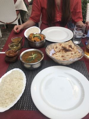 Delicious vegan food!   at Namaste Indian in Mallorca