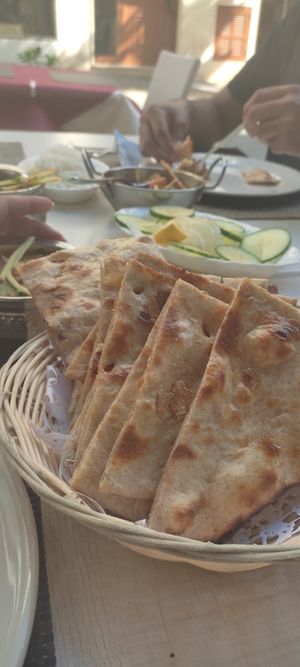 Tandoori roti at Namaste Indian in Mallorca