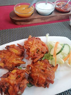 Pakora at Namaste Indian in Mallorca