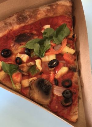Daily vegan pizza  at Whole Foods Market - Waterman in Providence