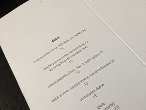 deserts at Piu in Bern