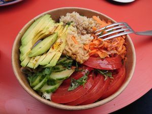 Veggie Bowl at Emilie and the Cool Kids in Quimper