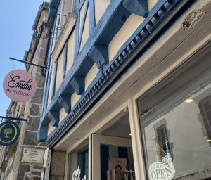 Sign of the cafe   at Emilie and the Cool Kids in Quimper