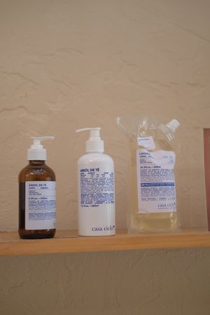 Corporal care.  at Casa Ciclo in Bogota