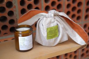 Aromatherapy candle with vegetable wax. at Casa Ciclo in Bogota