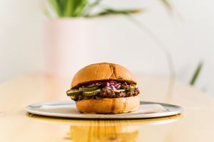 Hankie FRANKIE  at Burger Frank in Camden