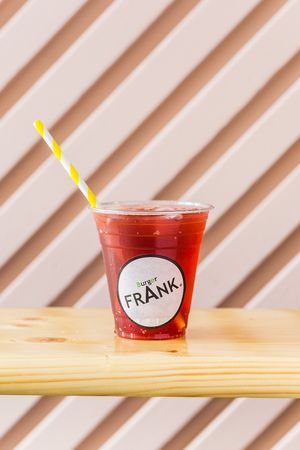 Housemade soda at Burger Frank in Camden