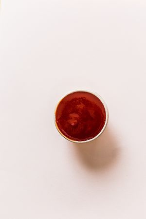 Housemade ketchup at Burger Frank in Camden