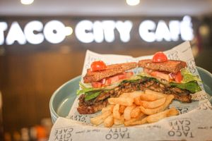 Vegan sandwich at Taco City Cafe - Maybe closed in Playa Del Carmen