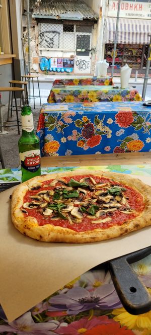  at Pizza Hood in Thessaloniki