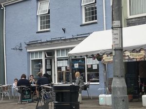 Shop Front at Y Gegin Fach in Machynlleth