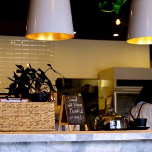 Cafe interior at Ingredient Tree in Wembley