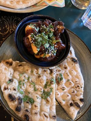 Side flatbread  at Vintro Lounge in Blackpool