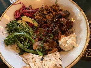 Buddha bowl  at Vintro Lounge in Blackpool