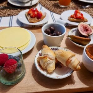 part of the vegan breakfast at B&B Dageraad in Bocholt